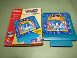 Sonic the Hedgehog&#39;s Gameworld Sega Pico Cartridge and Case - £104.26 GBP