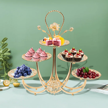 5 Plates Wedding Dessert Cupcake Stand - $52.99