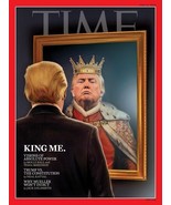 Donald Trump King Me Poster Time Magazine Art Cover Print 14x21&quot; 24x36&quot; ... - £9.57 GBP+