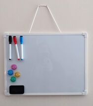 MaxGear Double-Sided Dry Erase Board for Wall, 16&quot;x12&quot; Hanging Whiteboar... - $17.82