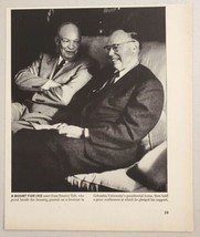 1952 Magazine Photo President Dwight David &quot;Ike&quot; Eisenhower &amp; Senator Taft - £8.59 GBP