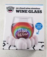 On Cloud Wine Stemless Wine Glass Includes Silicone Cloud Coaster - $344.76 MXN