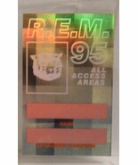 R.E.M. REM - MICHAEL STIPE - ORIGINAL 1995 CONCERT TOUR LAMINATE BACKSTA... - $20.00