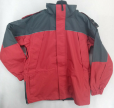 Men&#39;s Red Outdoors Jacket Size M / Chest 50&quot; Coat 100% Polyester Lined H... - $15.19