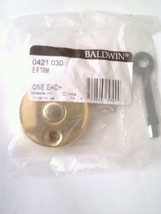 Baldwin 0421.030 Satin Nickel Round brass Emergency Release Trim and Key ER - £10.94 GBP