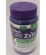 ZzzQuil Pure Zzzs Triple Action Sleep Support Melatonin Gummies 60 Count... - $24.53 CAD