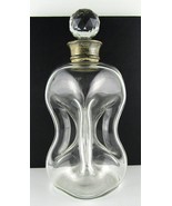 Antique 1856-1876 London Sterling Collar Hourglass Decanter with Prisim ... - £99.10 GBP