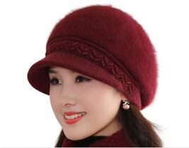 Ladies Winter Warm Knitted Double-Layer Thickened Cold-Proof Hat Outdoor... - $39.99