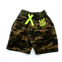 Gap Kids Boys 4-5 Green Camo NYC Shorts Military Athletic Play Sleepwear Pockets - £9.97 GBP