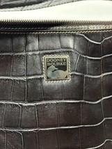 Dooney Bourke Black Leather Embossed Handbag - £54.37 GBP