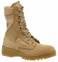 Belleville 390DES Hot Weather Military Tan Combat Boots 3.5 3 1/2 WIDE R... - £51.62 GBP