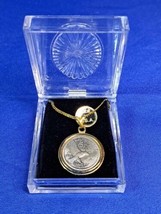 Silver Issue Marked 2 gr. Fine Silver .999 Eagle Coin Pendant w/ Chain Necklace - £44.83 GBP