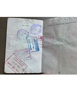 Vecchio documento di viaggio certificato Israele annullato anni 1980-1990 - $20.41 CAD