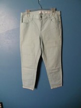 Ladies Jessica Simpson Light Blue Rolled Skinny Cropped Jeans 12 - $11.99