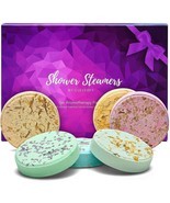 Aromatherapy Shower Steamers Purple Pk of 6 Shower Bombs with Essential ... - £13.28 GBP