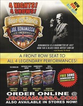 Joe Bonamassa 2013 Tour De Force Live in London ad 8 x 11 advertisement ... - £3.31 GBP