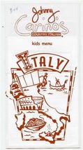 Johnny Carino&#39;s Country Italian Kids Menu with Games &amp; Puzzles  - £14.21 GBP
