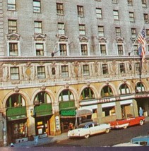1961 Hotel Paramount Times Square New York NY Vtg Postcard Advertisement Cars - £19.36 GBP