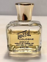 Vintage Tweed Perfume Bottle Yardley of London New York, NY 10920 .5 oz - $28.00