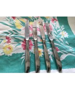 4 Vintage Oneida TWIN STAR Community Stainless Dinner Knives Knife -Set - $10.80 CAD