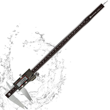 Digital Caliper 12&quot;/300mm Stainless Steel IP54 LCD Inch/MM Measuring Tool - $129.82 CAD