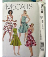 McCalls Summer Dresses Sewing Patterns M4828 sizes 4-10 - £3.89 GBP
