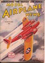 Model Airplane News 3/1938-Hurricane Hell Fighter cover-Josef Kotula-VG+ - £48.84 GBP