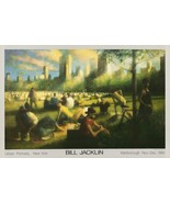 BILL JACKLIN Sheep Meadow III  24&quot; x 36&quot; Offset Lithograph 1990 - $272.25