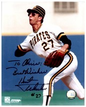 Signed 8x10 Kent Tekulve Pittsburgh Pirates Autographed Photo - £19.54 GBP