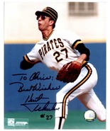 Signed 8x10 Kent Tekulve Pittsburgh Pirates Autographed Photo - £19.41 GBP