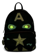 Loungefly Marvel What If? Zombie Captain America Cosplay Backpack Glow -... - £23.58 GBP