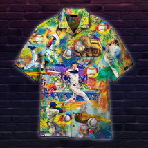 Baseball Hawaiian Shirt, Baseball Apparel Hawaii Summer Beach Shirt S-5XL, AOP - £8.20 GBP+