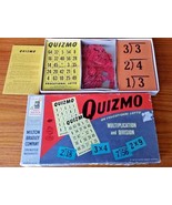 Quizmo Multiplication Division Game MB Educational Lotto Bingo 9310 1957... - £13.53 GBP
