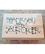 Thank you for your Order - Wood Rubber Stamp JRL Design Co. - £3.66 GBP