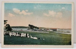 Naval Training Station Drill Grounds Newport RI Postcard D5 - £3.82 GBP