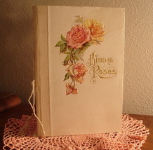  Hayes Lithographing Company Bridal Roses 1910, an unused wedding booklet - $9.95