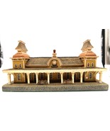 Vtg Danbury Mint North Conway Railroad Station Depot Figurine &#39;93 Americ... - $466.21 MXN
