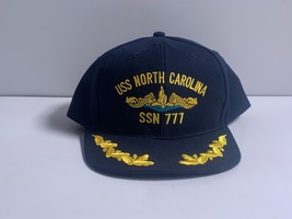Navy Hat Uss North Carolina Ssn 777 Snapback Baseball Cap New - £3.17 GBP