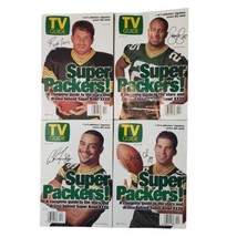 4 Pc TV Guide Super Packers Brett Favre Reggie White Collector&#39;s Cover Jan 1998 - £11.39 GBP