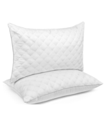 Bed Pillow for Side Sleeper Set of 2 Cooling Hotel Gusseted Pillows for ... - £38.32 GBP+