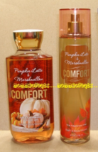 Comfort Pumpkin Latte Marshmallow Bath and Body Works Fragrance Mist Shower Gel - £17.59 GBP