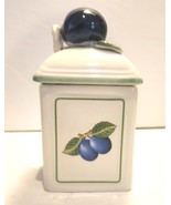 VILLEROY &amp; BOCH Small Canister Jar French Garden Charm Country Collectio... - $31.44 CAD