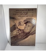 Vintage Budweiser Anheuser Busch Copper Printing Plate  Advertising 8.25... - $196.26 CAD