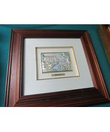 Argento silver FRAMED panel STERLING Paesaggio ITALIAN COUNTYSIDE landsc... - $200.35 CAD