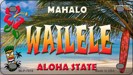 Wailele Hawaii State Novelty Mini Metal License Plate Tag - £11.74 GBP