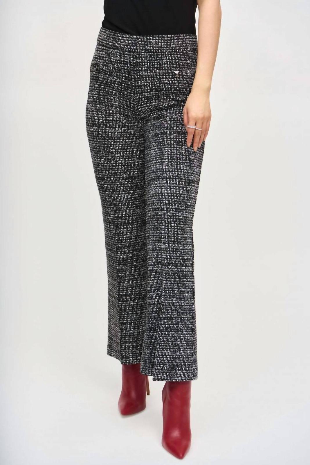 Joseph Ribkoff Marled Pull-On Flared Pant Size 8 (UK 10) - $53.46