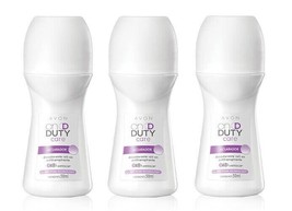 3 AVON ON DUTY Deodorant Whitening Underarm Skin Tone-Roll On 48hrs / 3 Pack - $15.12