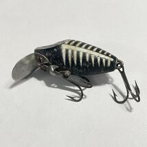 vintage heddon lure Midgit Digit Black &amp; White - $158.65 MXN