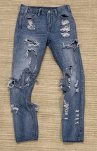 Levi&#39;s High Rise Skinny Women 26 (27x29) Cotton Destroyed Distressed Ora... - $39.00