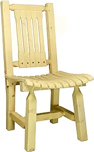 Montana Woodworks Exterior Homestead Collection Patio Chair, Clear Lacqu... - $577.99